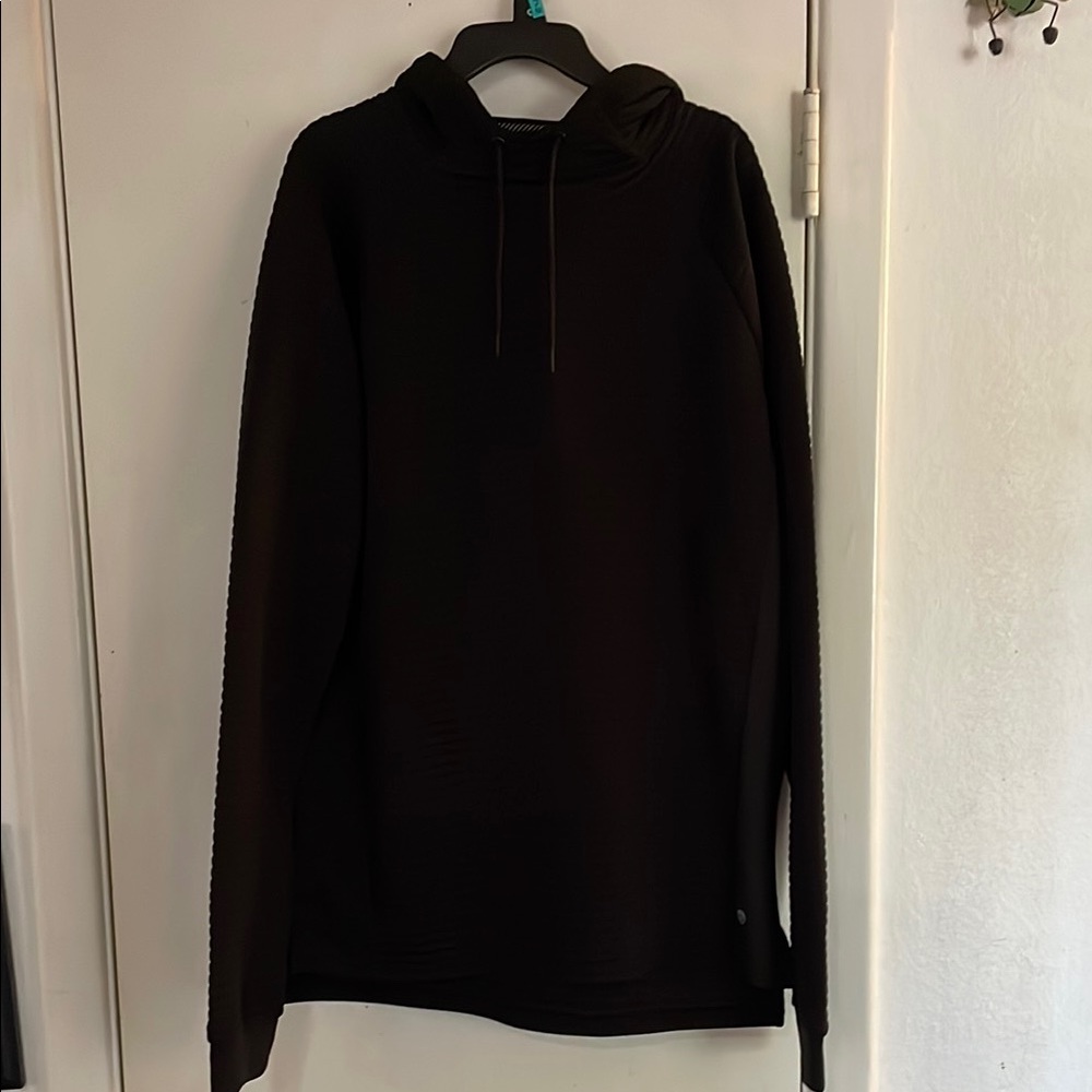 Alana Men’s Black Pull Over Hoodie Medium NWOT